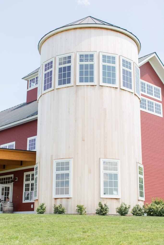 silo at the maquam barn, vermont wedding venues 